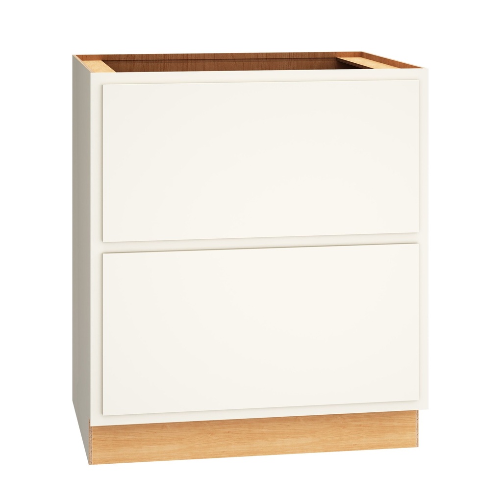 [2DB30.MCS] Classic 2 Drawer Base 30 - Snow
