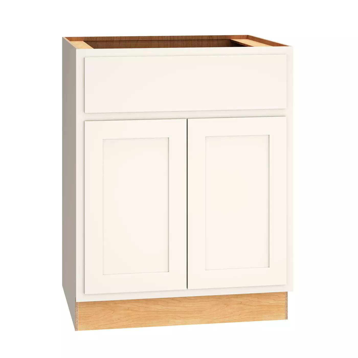 [B27.MCS] Classic Base Double Door 27" Wide - Snow
