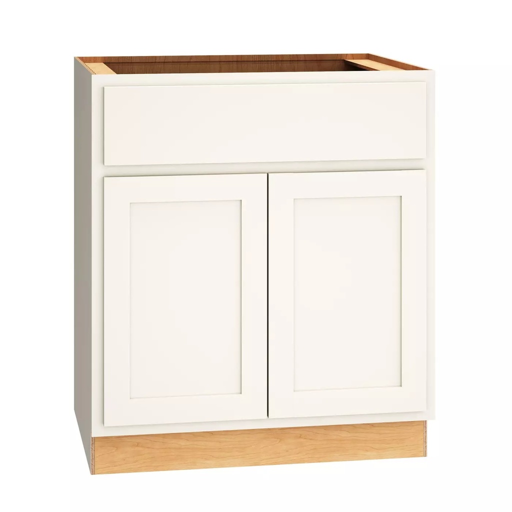 [B30.MCS] Classic Base Double Door 30" Wide - Snow