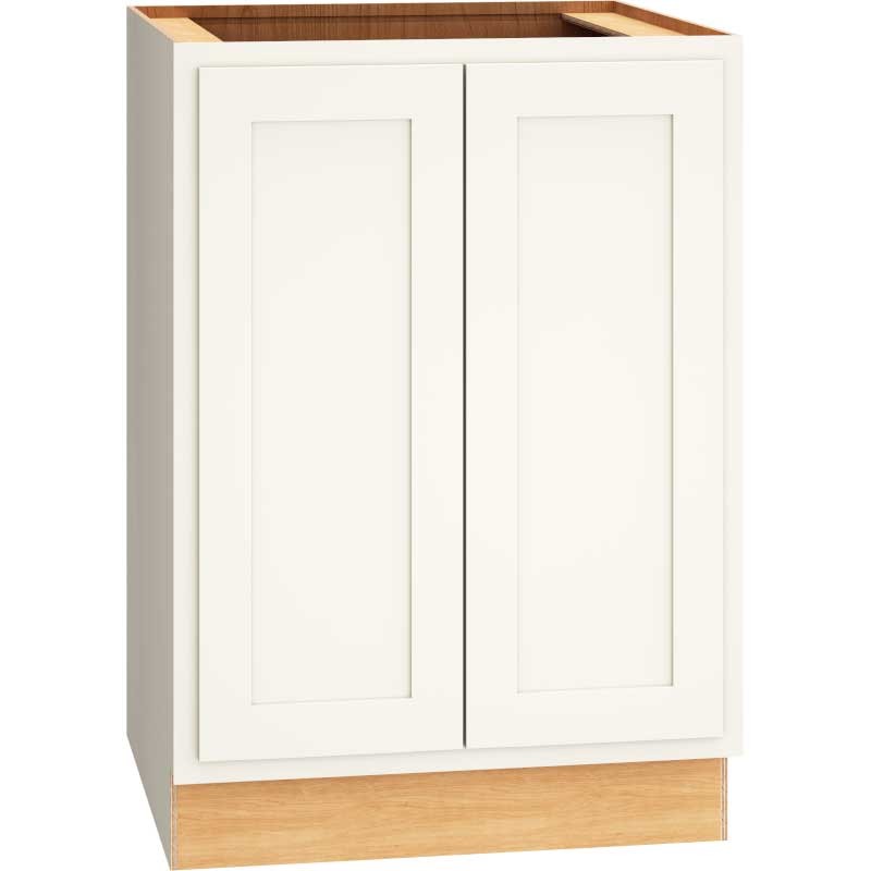 Classic Full Height Base Double Door 24" - Snow