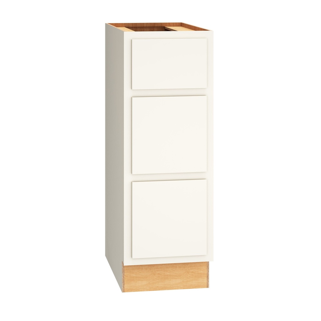 Classic Vanity 3 Drawer Base 12 - Snow