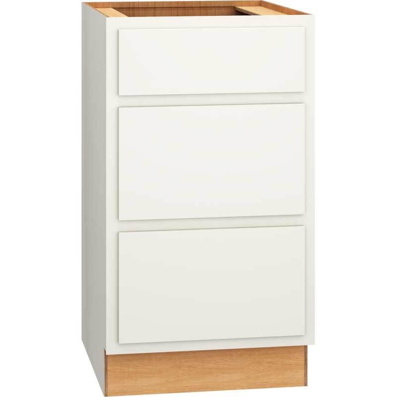 [VDB1832.521.MCS] Classic Vanity 3 Drawer Base 21" D X 32 1/2" H - Snow