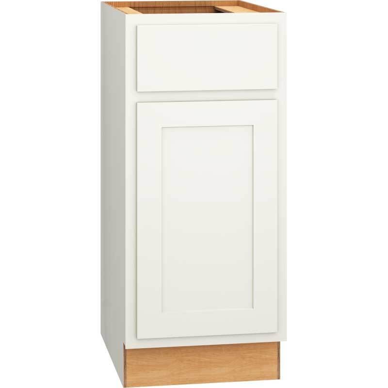 Classic Vanity Base Single Door 15 - Snow