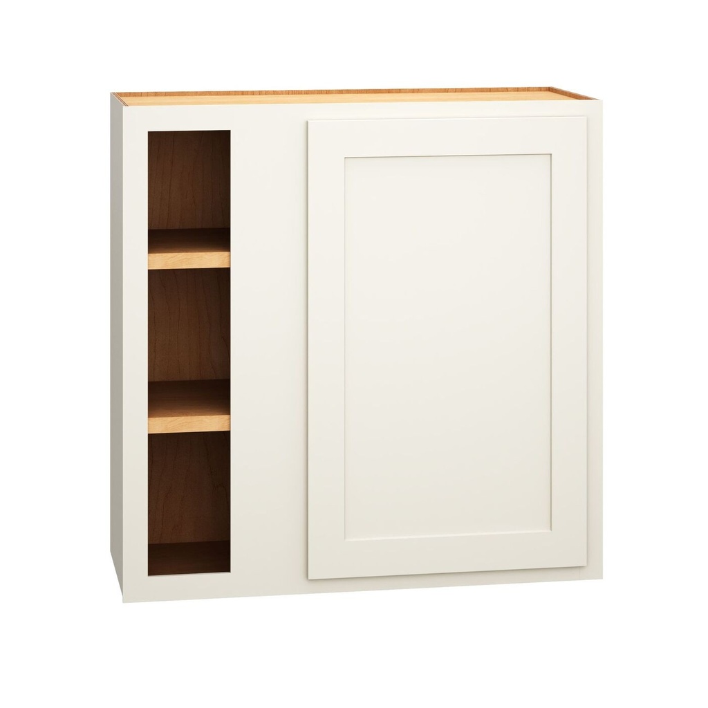 Classic Wall Corner Single Door 30"W x 30"H - Snow