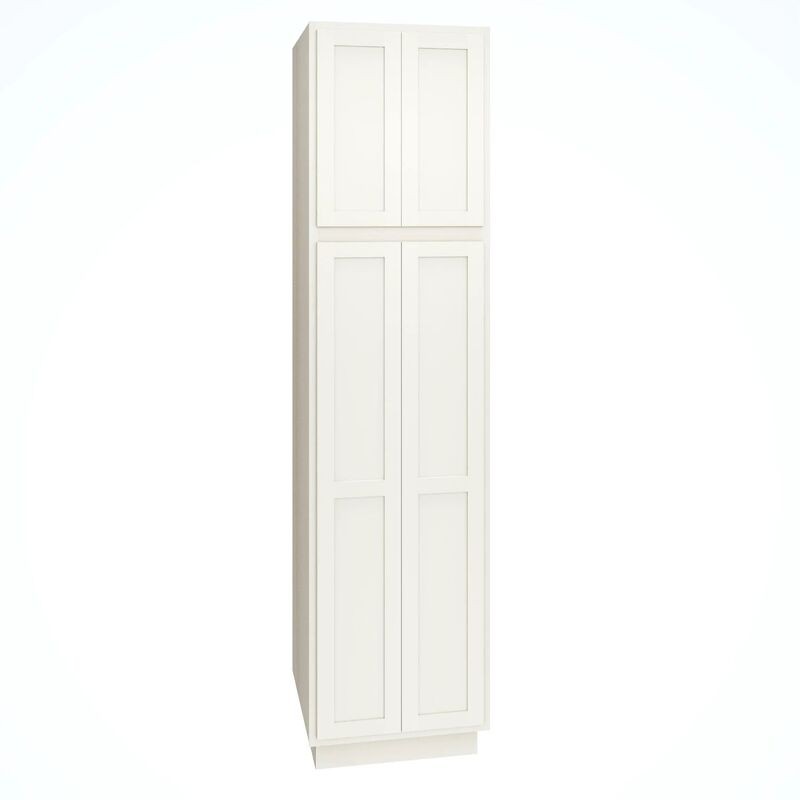 [U249324.MCS] Classic Wide Utility Double Door 24 x 93 - Snow