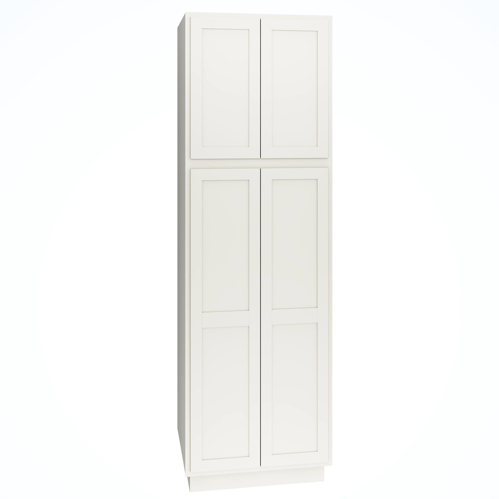 Classic Wide Utility Double Door 30 x 96 - Snow