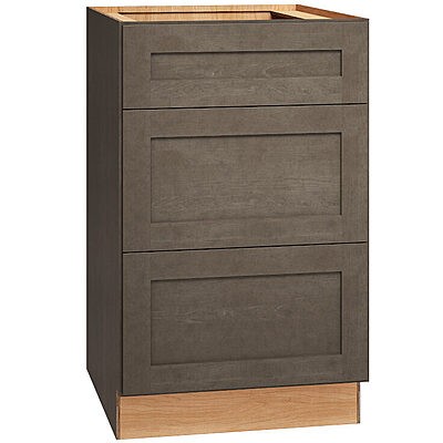 [3DB21.MOB] Omni 3 Drawer Base 21"- Beachwood