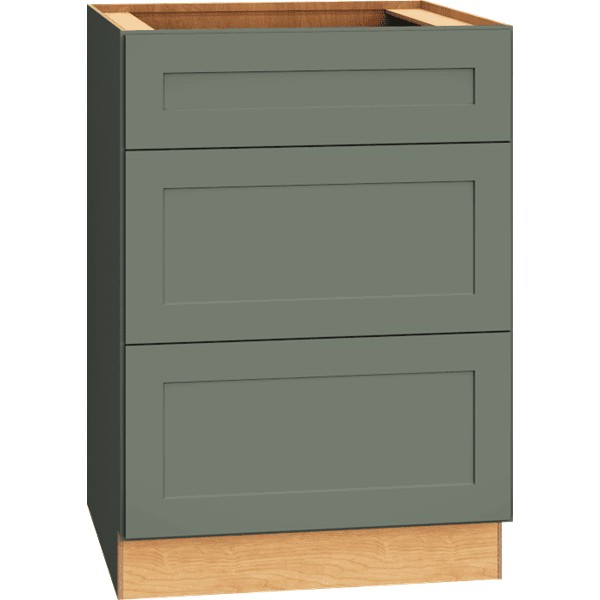 [3DB24.MOR] Omni 3 Drawer Base 24 - Rosemary
