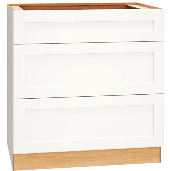 [3DB33.MOS] Omni 3 Drawer Base 33 - Snow