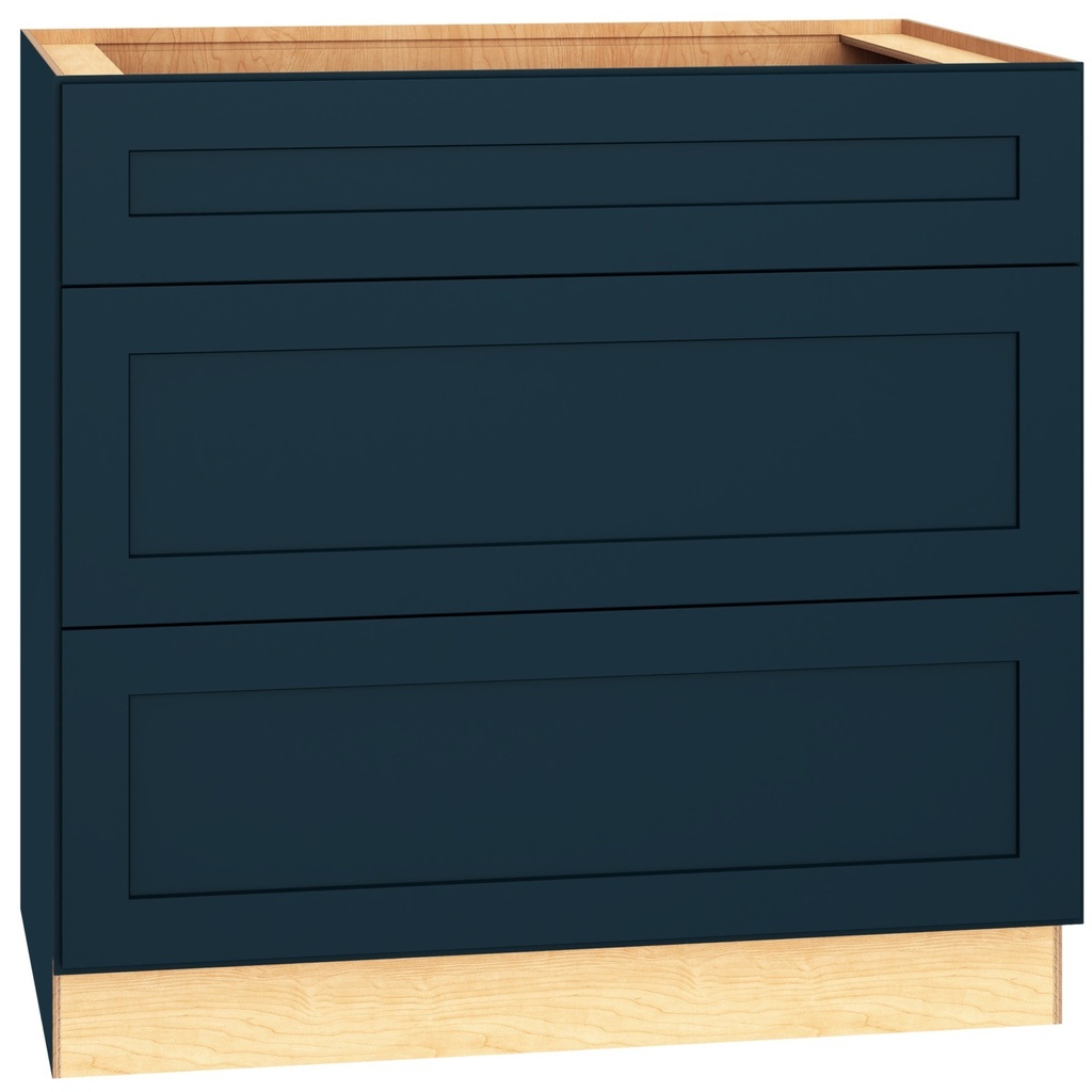 [3DB36.MOA] Omni 3 Drawer Base 36 - Admiral
