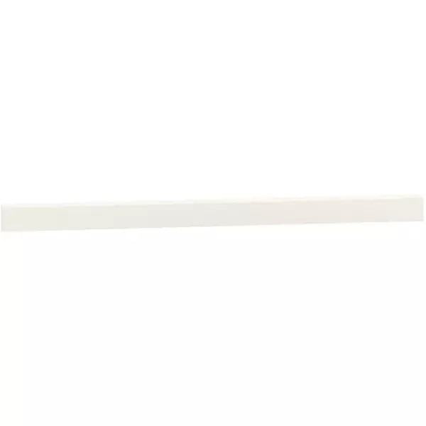 Omni Shaker Baseboard Toe Moulding - Snow