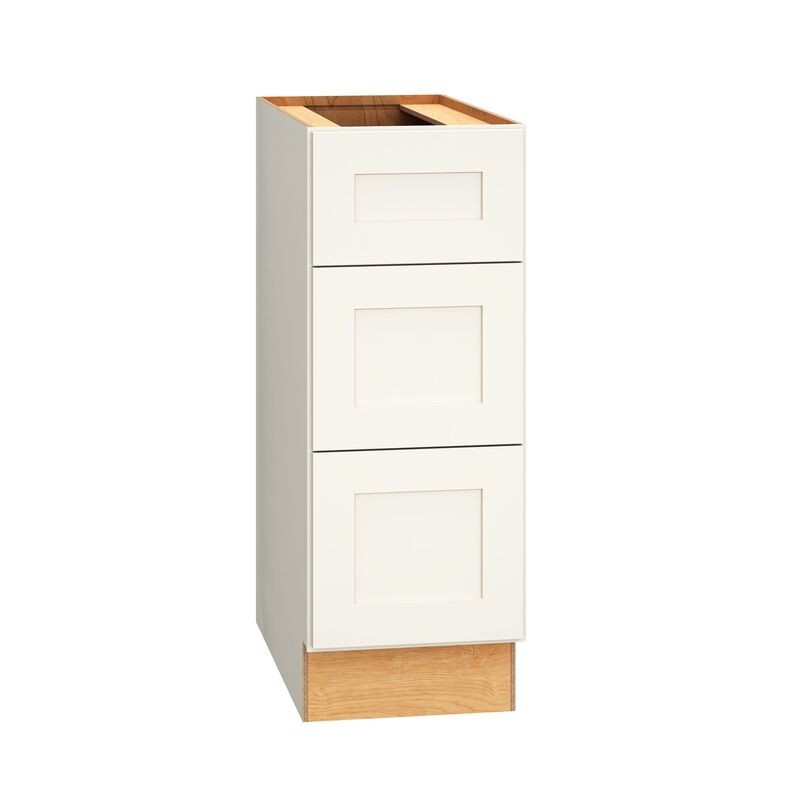 [3DB1232.5.MOS] Omni Universal Design 3 Drawer Base 12 x 24 x 32.5 - Snow