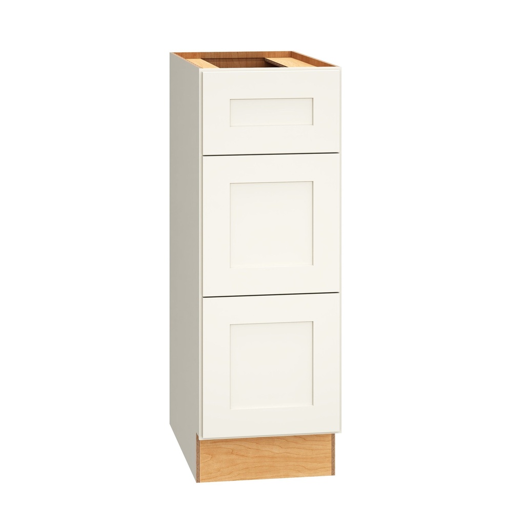 [VDB123421.MOS] Omni Vanity 3 Drawer Base 12 - Snow