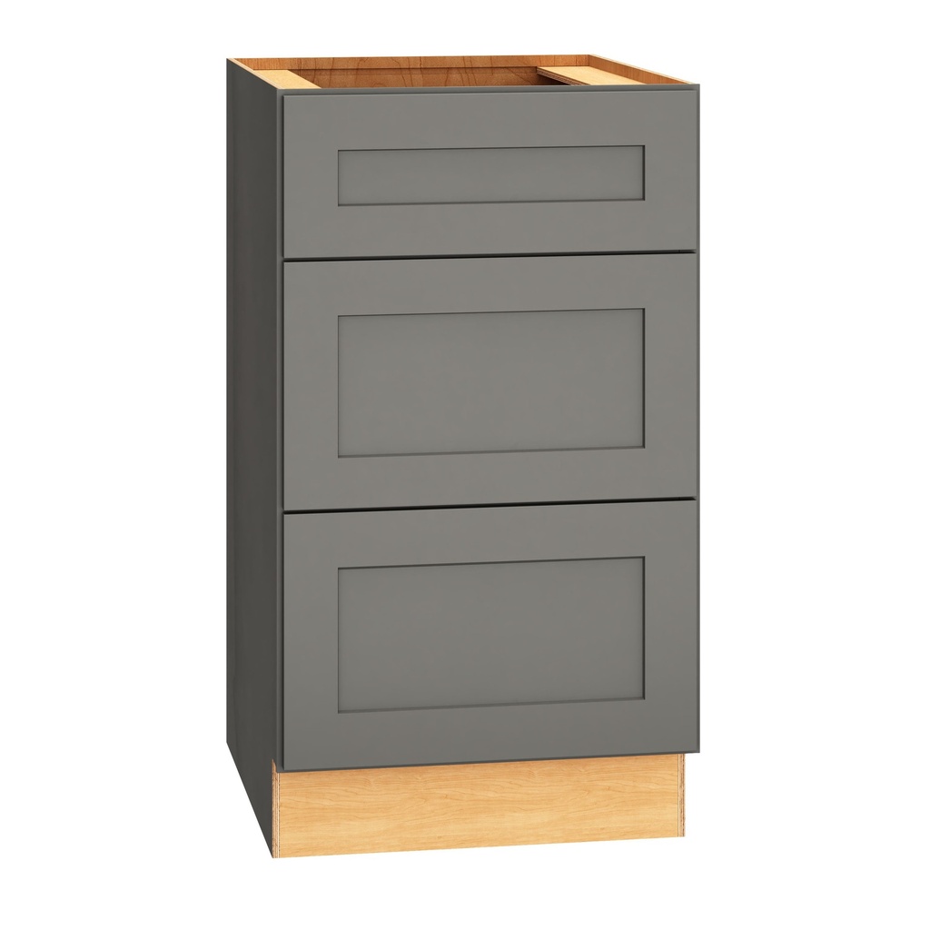 [VDB1832.521.MOG] Omni Vanity 3 Drawer Base 18 x 32 1/2 - Graphite