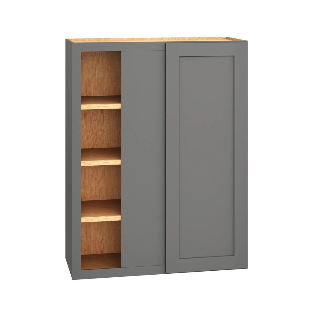 [WC3039S.MOG] Omni Wall Corner Single Door 30 x 39 - Graphite