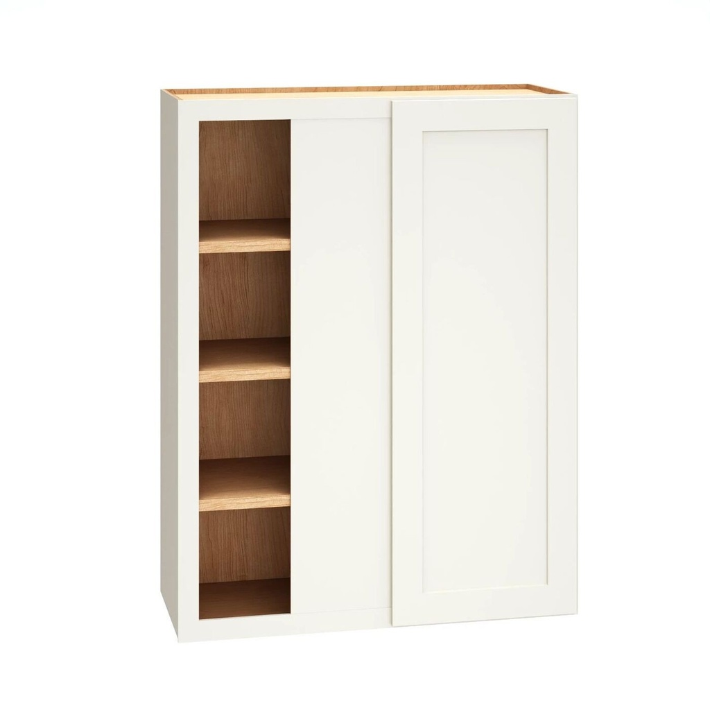 [WC3039S.MOS] Omni Wall Corner Single Door 30 x 39 - Snow