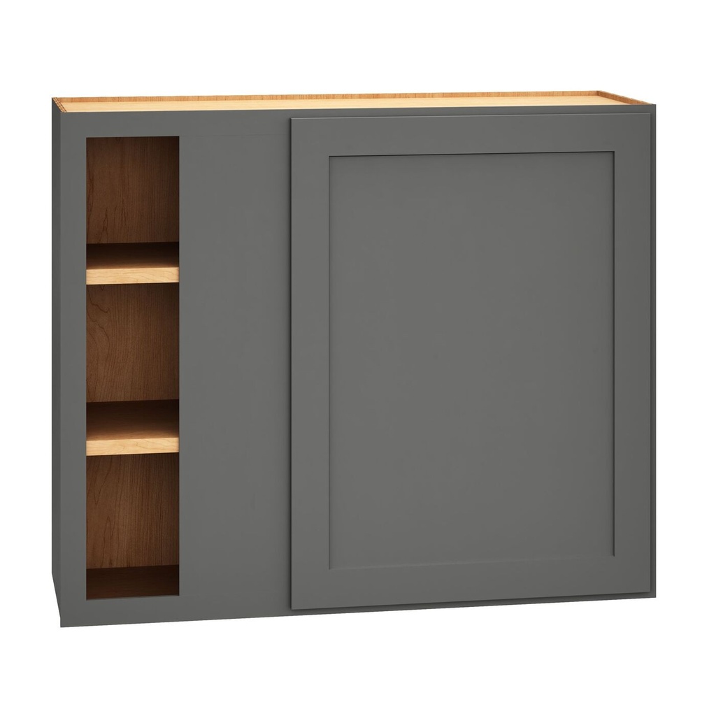 Omni Wall Corner Single Door 36 x 30 - Graphite