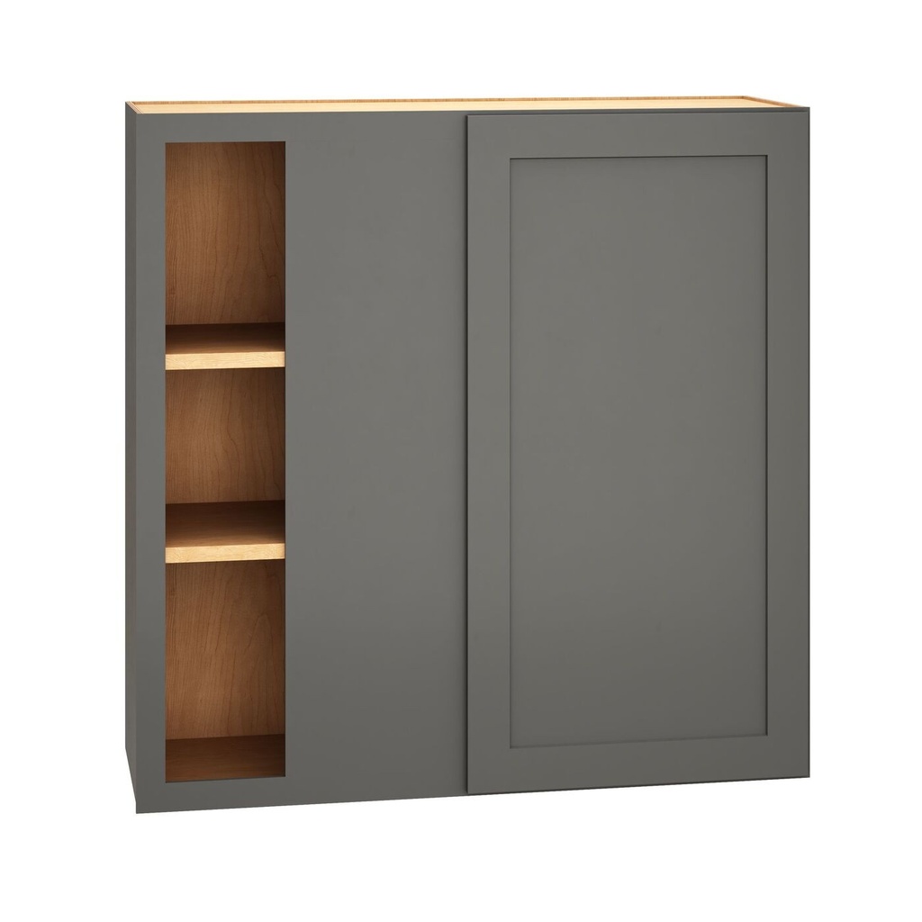 [WC3636S.MOG] Omni Wall Corner Single Door 36 x 36 - Graphite