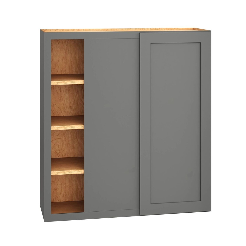 [WC3639S.MOG] Omni Wall Corner Single Door 36 x 39 - Graphite