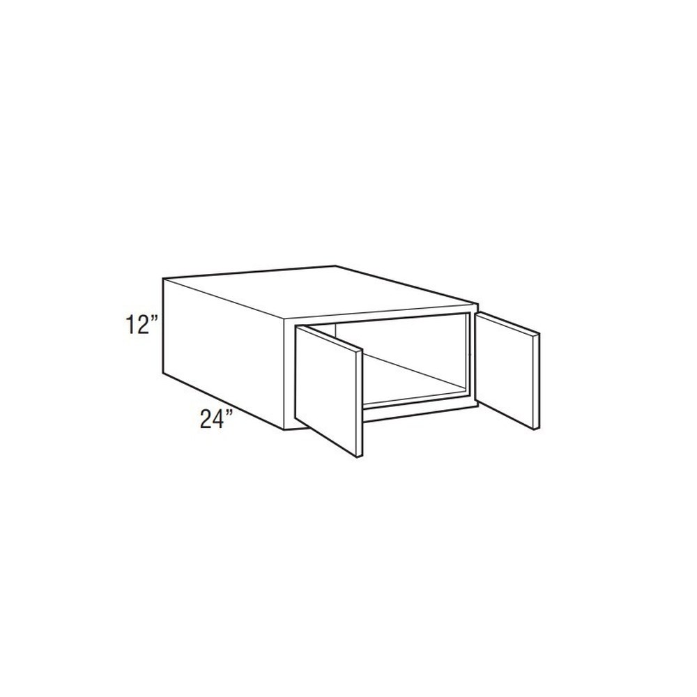 Omni Wall Double Door 37" High - Beachwood