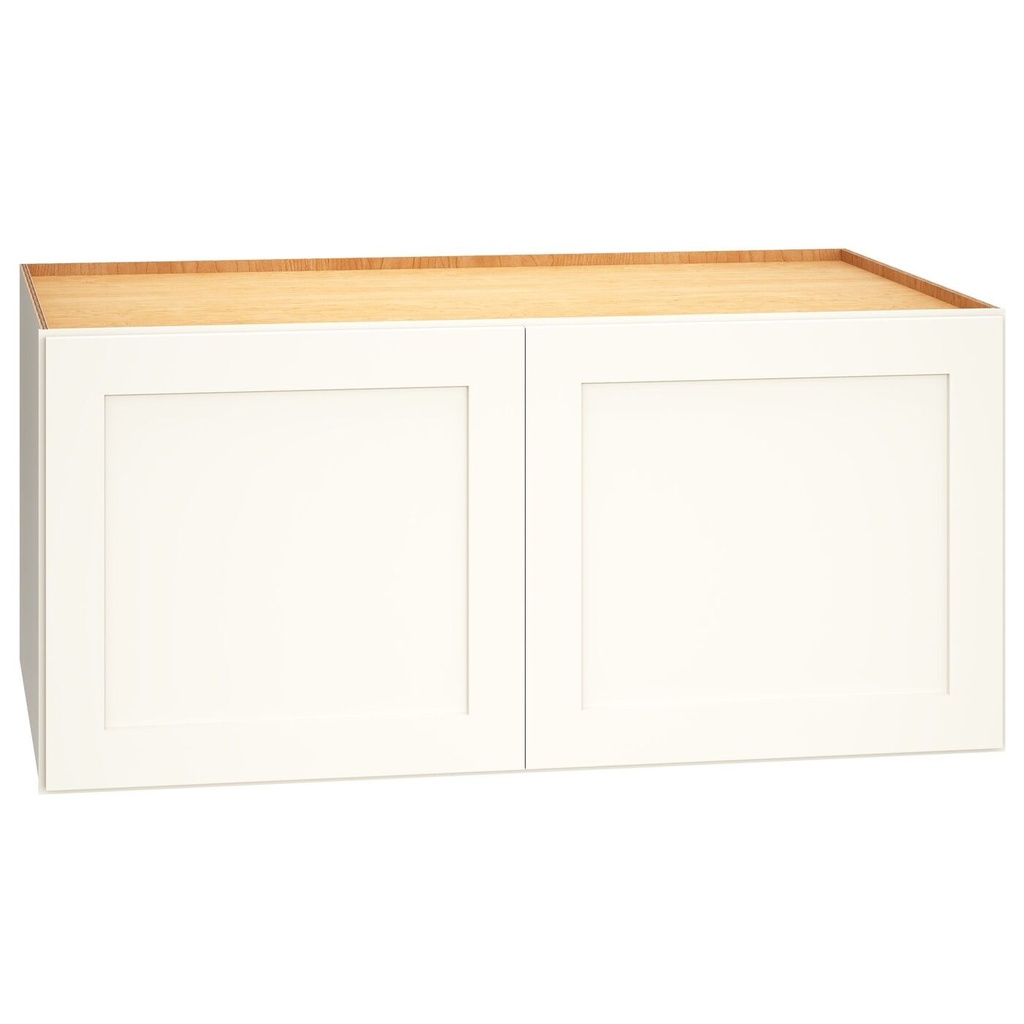 Omni Wall Double Door 39 x 18 x 24 (no center stile) - Snow