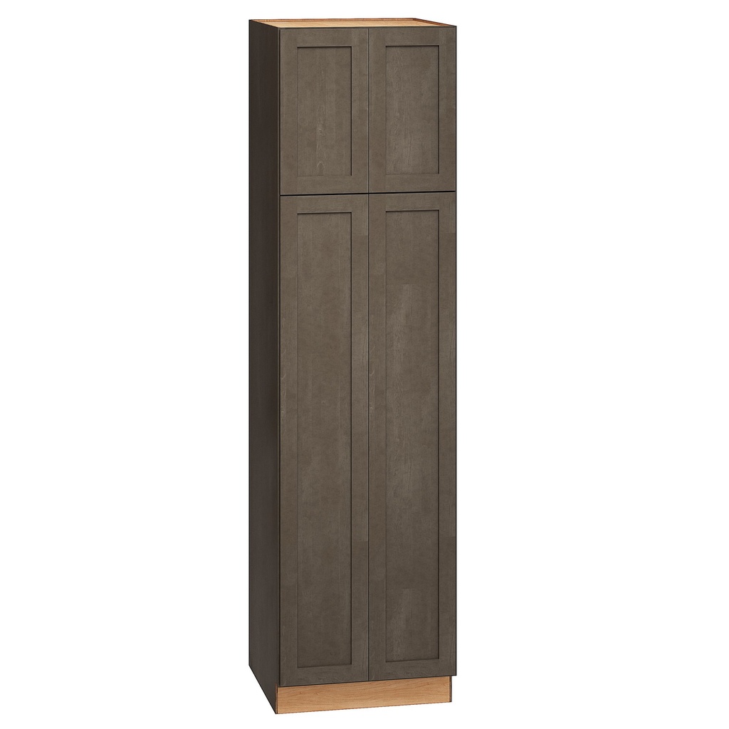 [U249024.MOB] Omni Wide Utility Double Door 24 x 90 - Beachwood