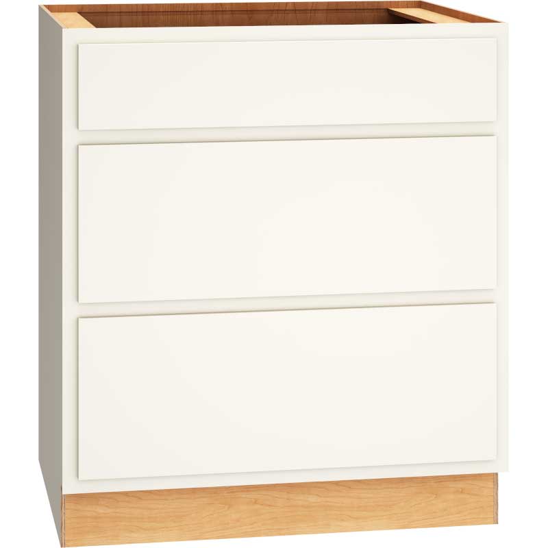 [3DB30.MCS] Classic 3 Drawer Base 30 - Snow