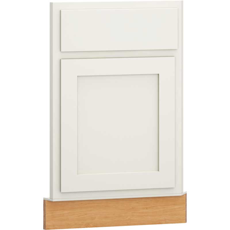 Classic Single Door Angled Corner Sink Front 36" - Snow
