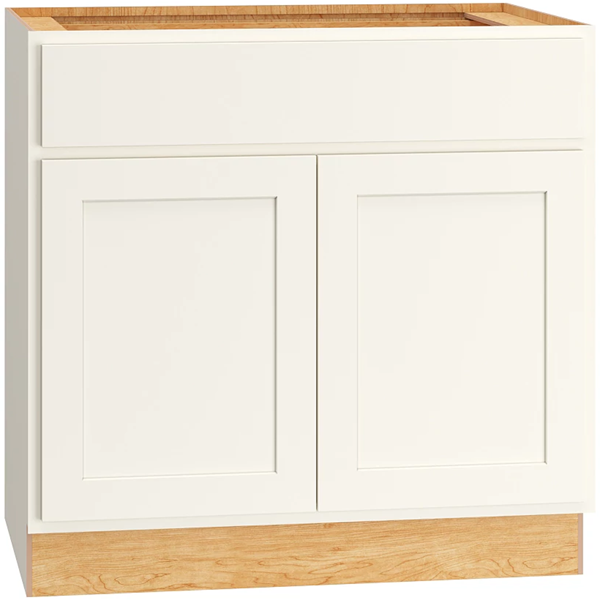 [VSB333421.MCS] Classic Vanity Sink Base 33"" Wide - Snow