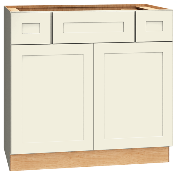 [2VSD363421.MOST] Omni Vanity Sink 2 Drawer Base 36" Wide - Steam